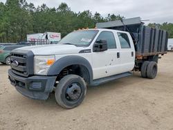 Salvage cars for sale from Copart Sandston, VA: 2016 Ford F450 Super Duty Flatbed Truck