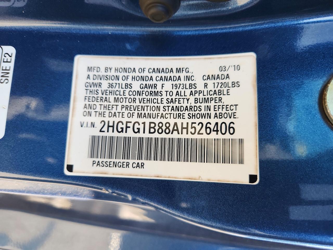 2010 Honda Civic ex