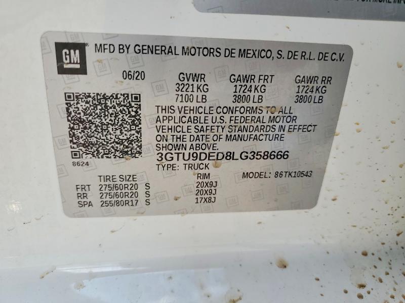 2020 GMC Sierra K1500 SLT