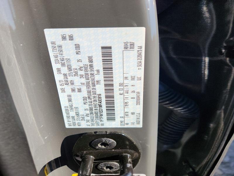 2021 Ford F150 Supercrew
