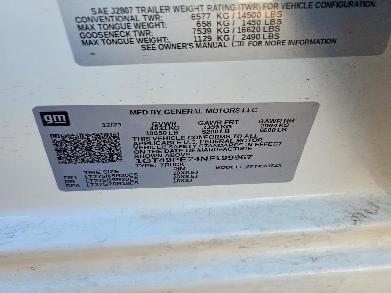 2022 GMC Sierra K2500 AT4