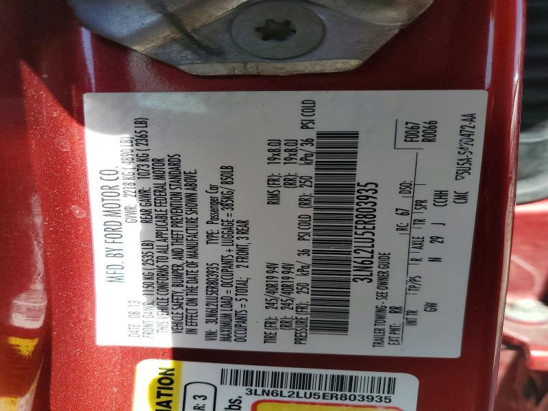 2014 Lincoln Mkz Hybrid