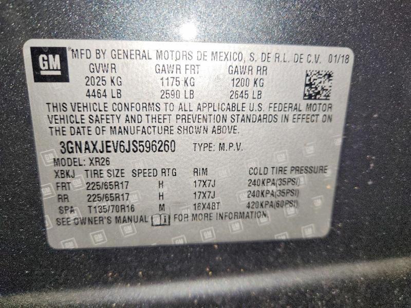 2018 Chevrolet Equinox lt