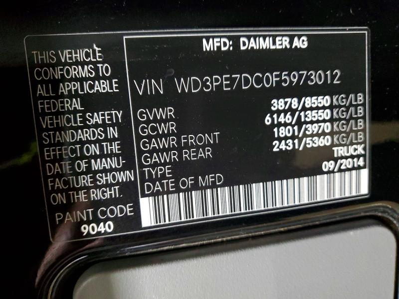 2015 Mercedes-Benz Sprinter 2500