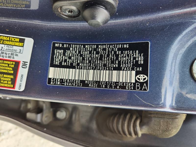 2018 Toyota Corolla se
