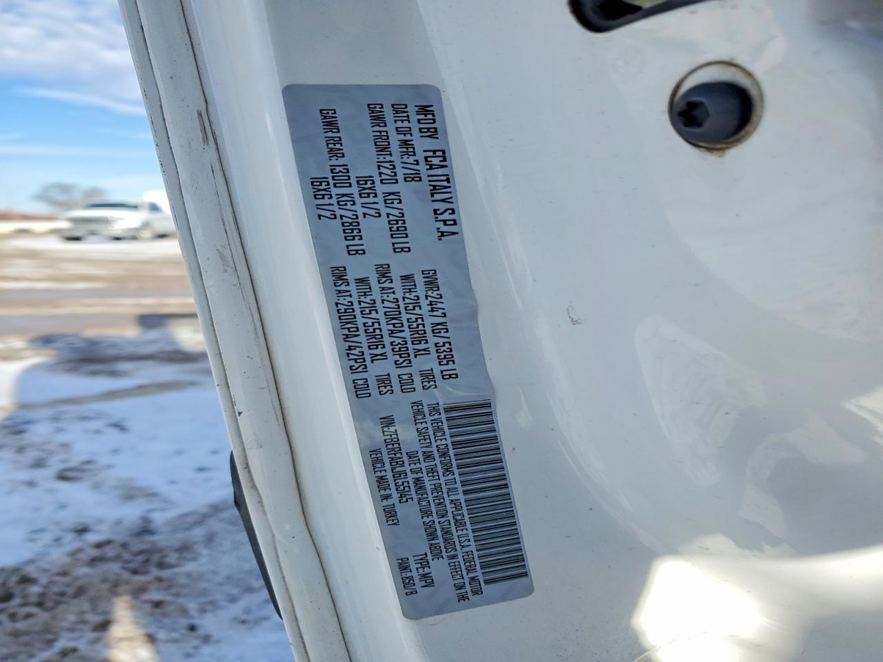 2018 Dodge RAM Promaster City ST Delivery Van