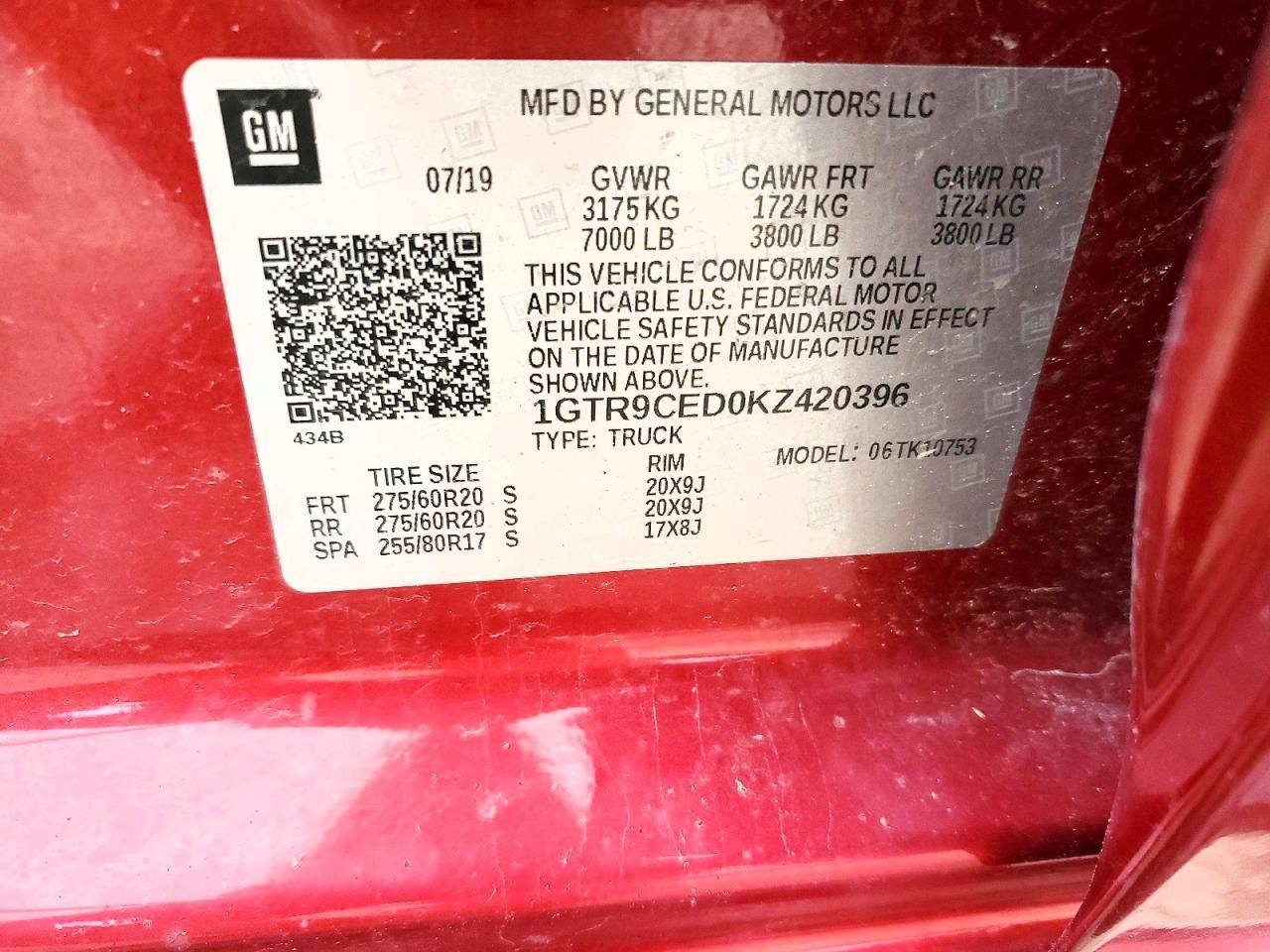 2019 GMC Sierra K1500 Elevation