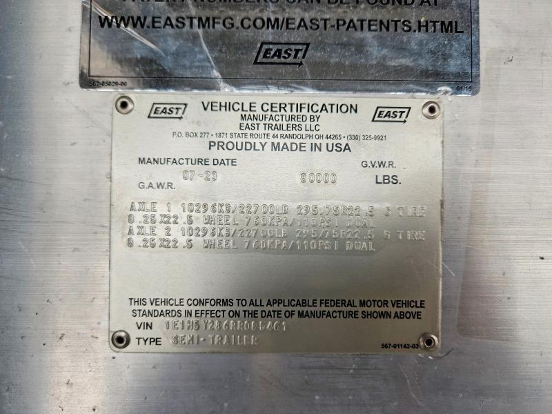 2024 East Manufacturing Flatbed Trailer