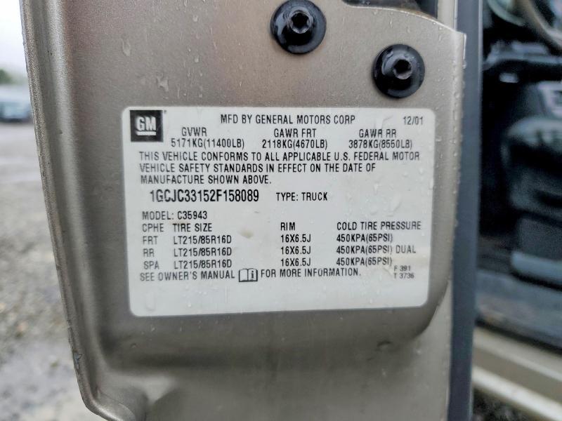 2002 Chevrolet Silverado C3500