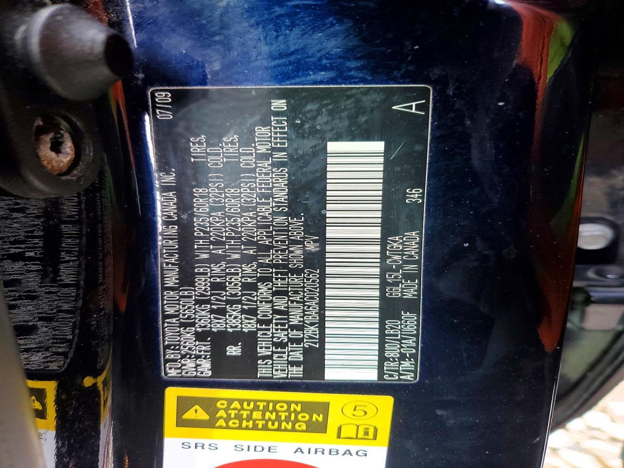 2010 Lexus Rx 350 Base