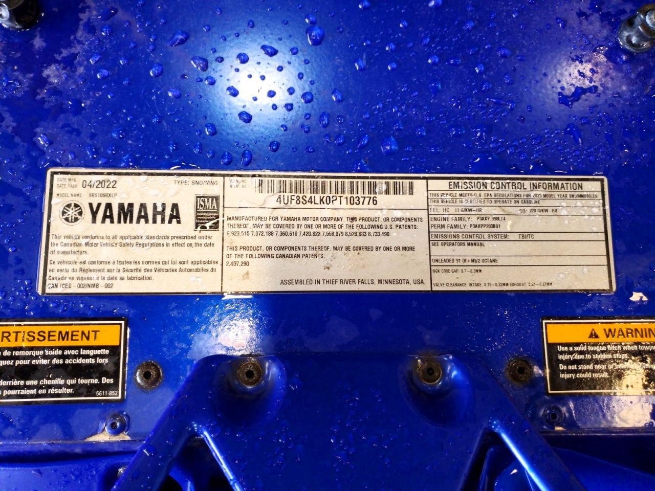 2023 Yama Yamaha FX-LIMITED SV