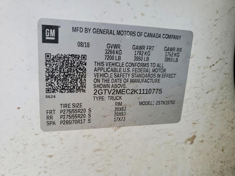 2019 GMC Sierra Limited K1500 sle