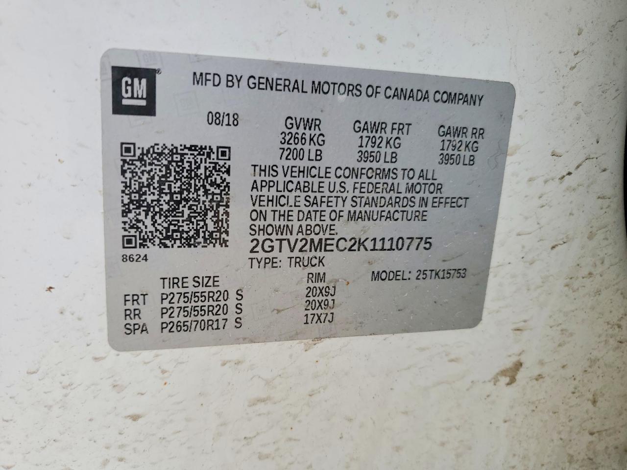 2019 GMC Sierra Limited K1500 SLE