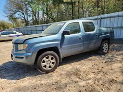 Salvage cars for sale from Copart Midway, FL: 2006 Honda Ridgeline RTL