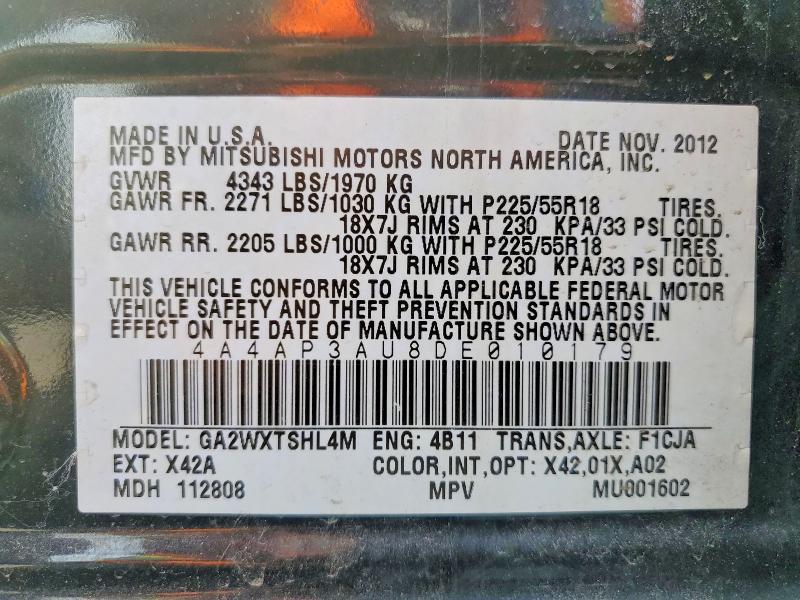 2013 Mitsubishi Outlander Sport es