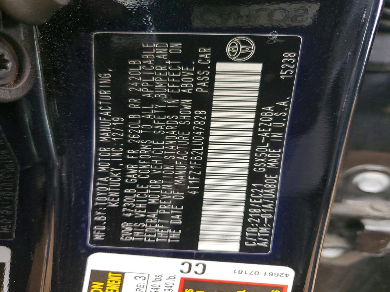 2020 Toyota Avalon trd