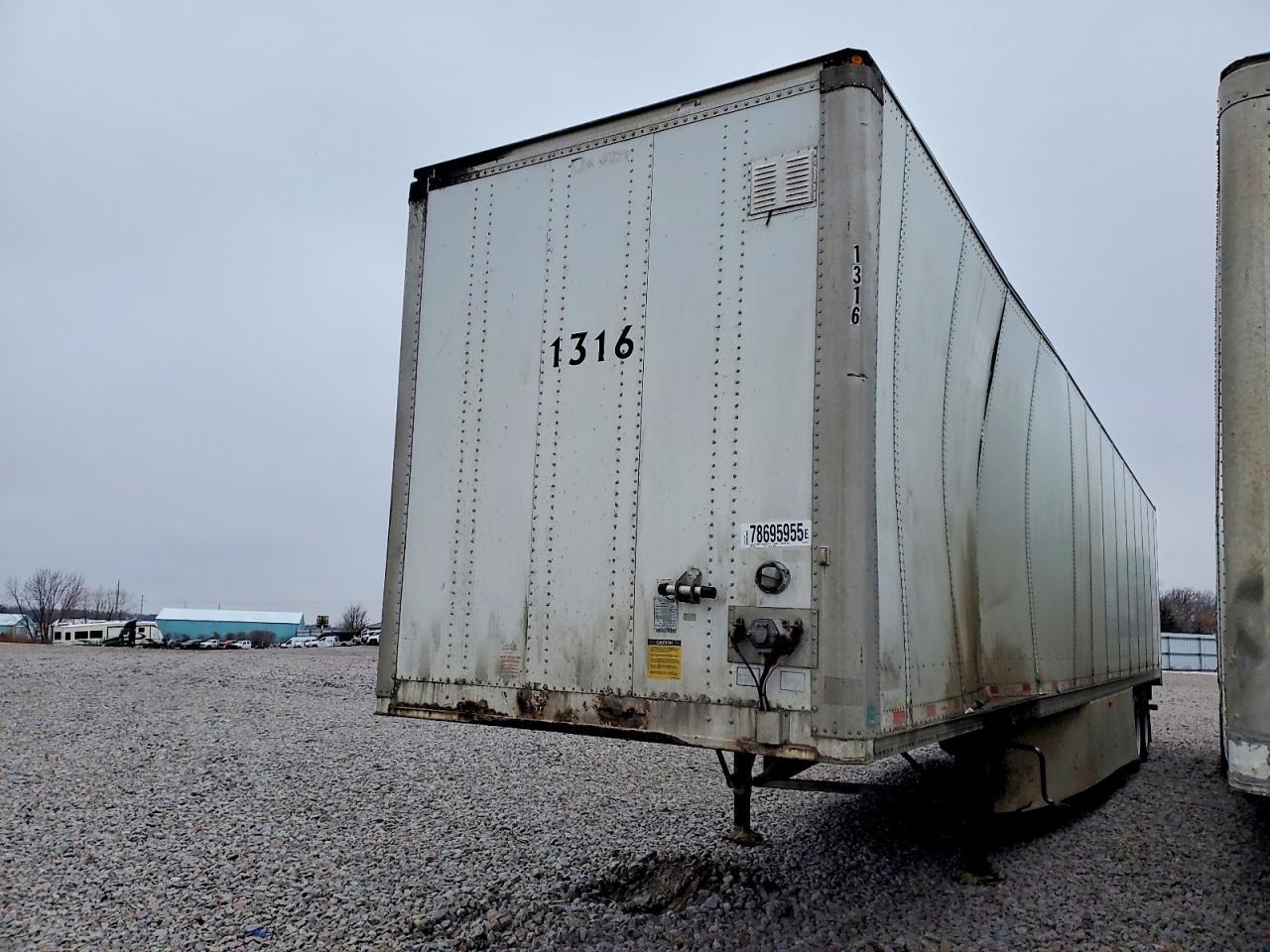 2013 Stoughton Zgpvw-535T-S-C-AR DRY Van Trailer