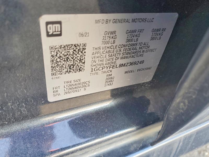 2021 Chevrolet Silverado K1500 LT Trail Boss