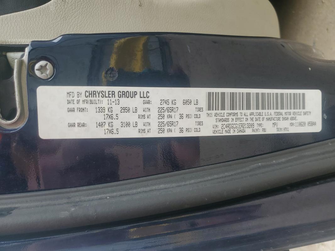 2014 Dodge Grand Caravan sxt