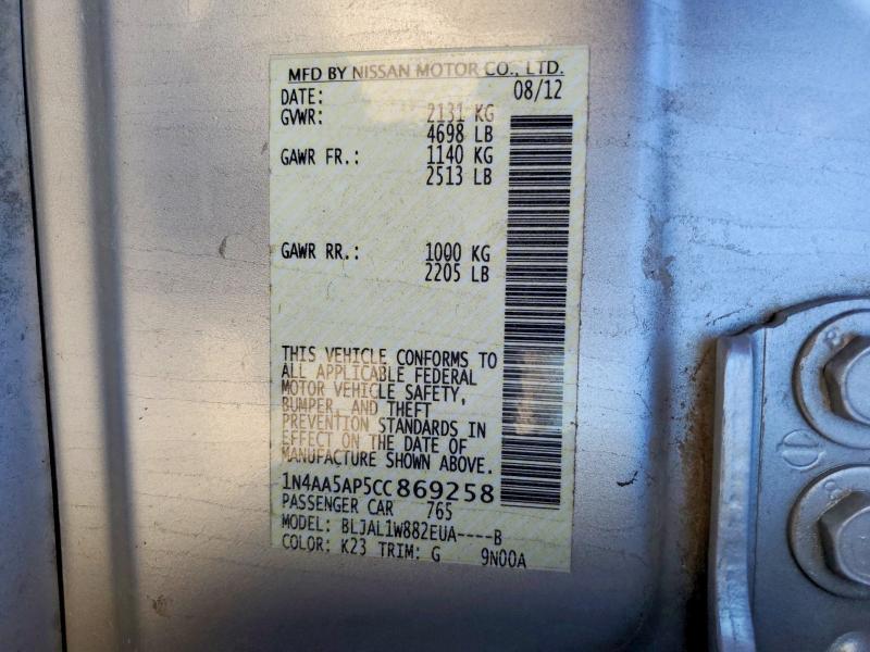 2012 Nissan Maxima 3.5 s