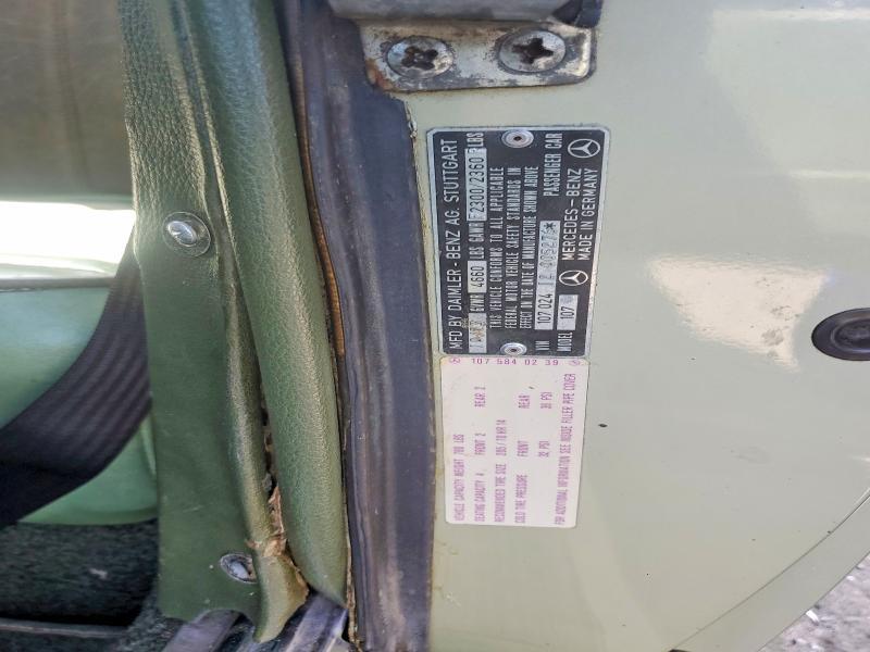 1974 Mercedes-Benz Slc 450