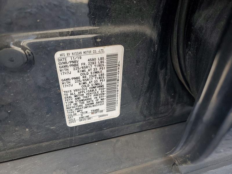 2020 Nissan Rogue sv