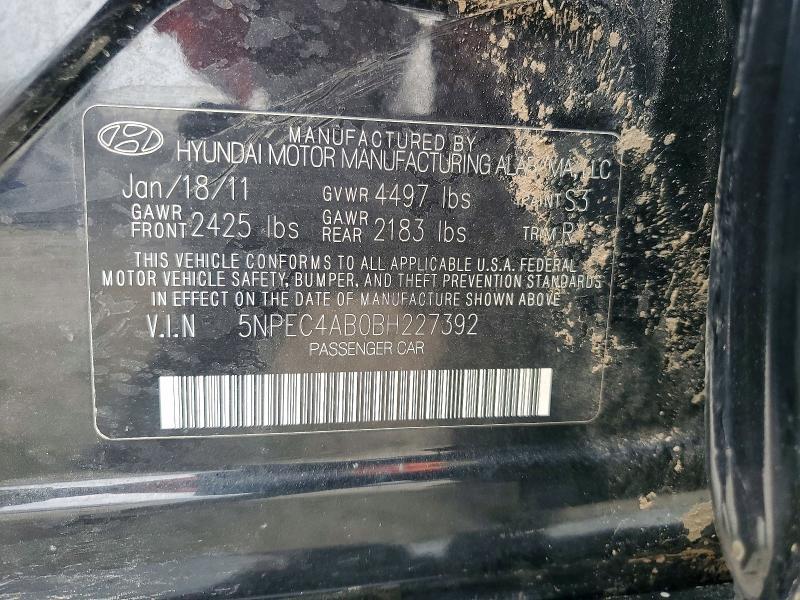 2011 Hyundai Sonata se 2.0t