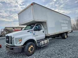 Salvage trucks for sale at Portland, MI auction: 2016 Ford F650 Super Duty Delivery Truck