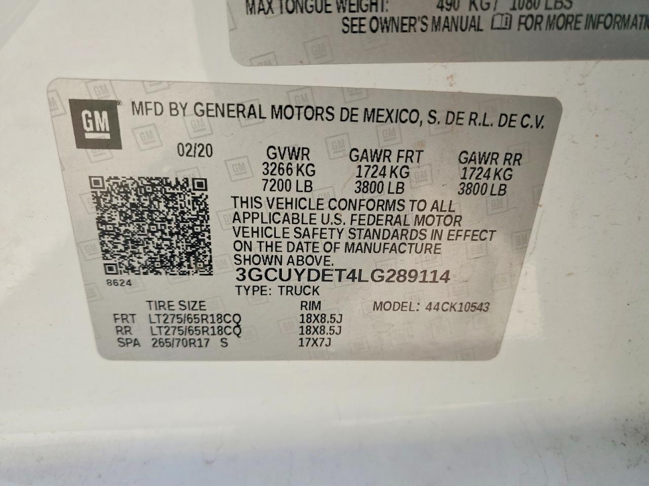 2020 Chevrolet Silverado K1500 LT
