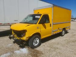 Salvage trucks for sale at Wilmer, TX auction: 2021 GMC Savana BOX Truck
