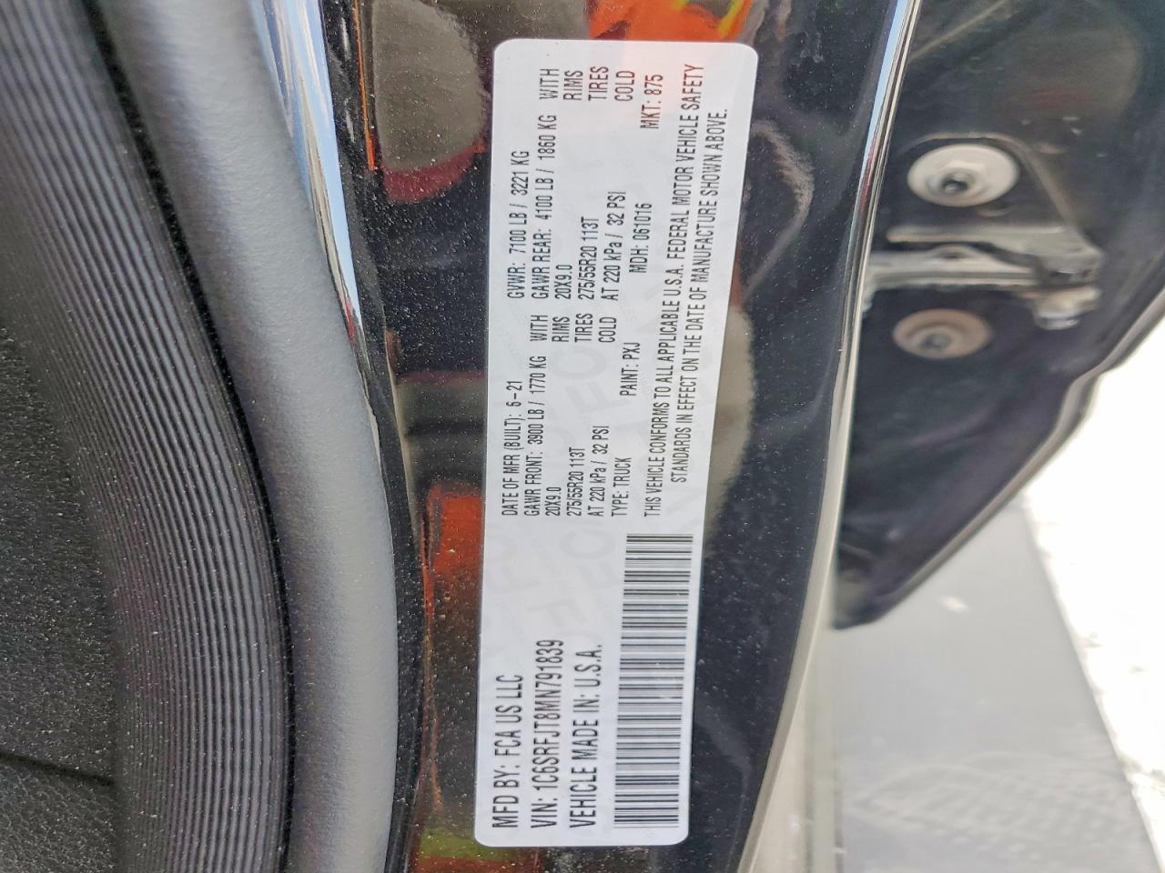 2021 Dodge 1500 Laramie