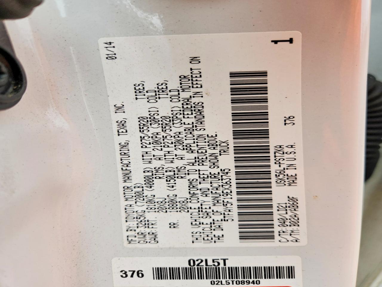 2014 Toyota Tundra 1794 Edition