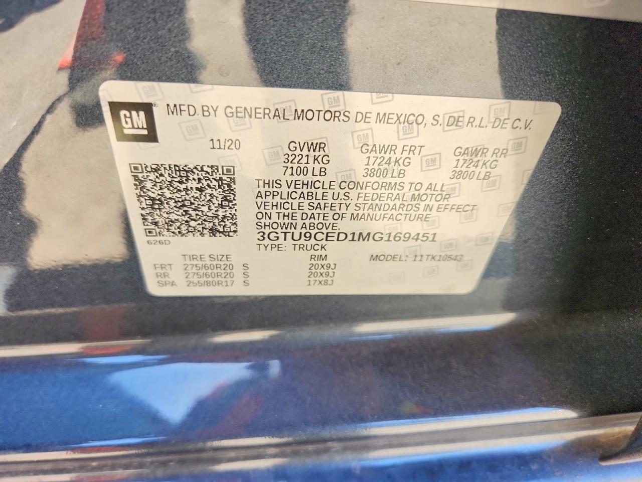 2021 GMC Sierra K1500 Elevation