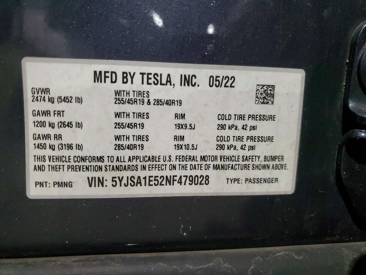 2022 Tesla Model s