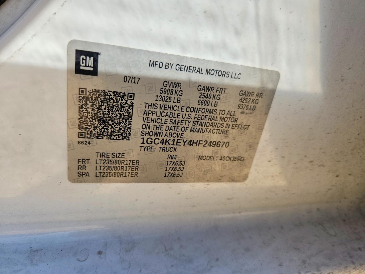 2017 Chevrolet Silverado K3500 High Country