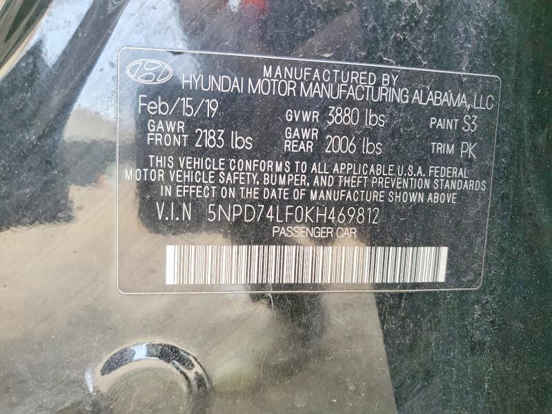 2019 Hyundai Elantra se
