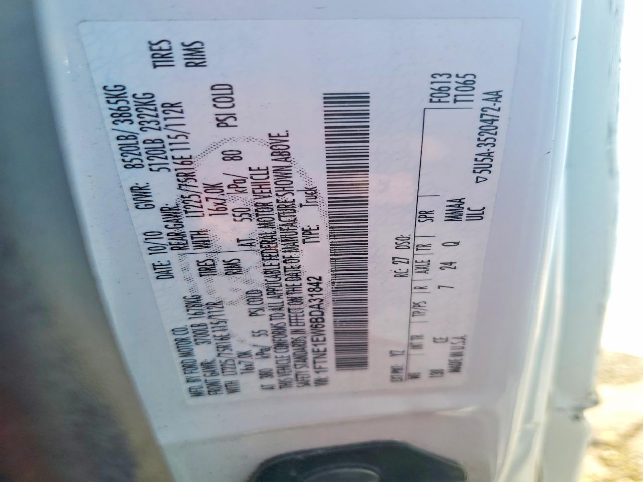 2011 Ford Econoline E150 Van