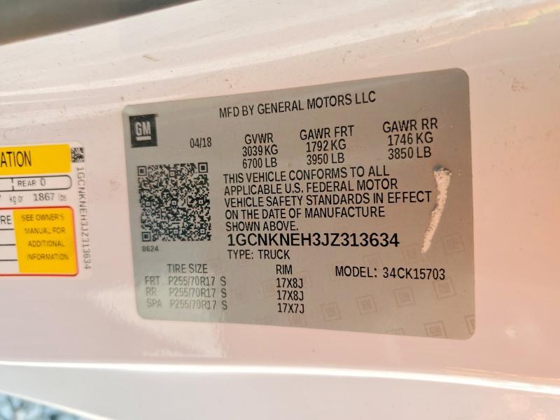 2018 Chevrolet Silverado K1500