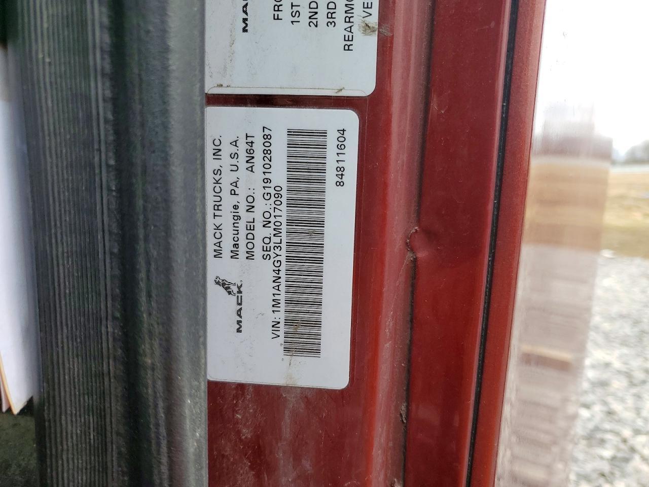 2020 Mack Anthem Semi Truck