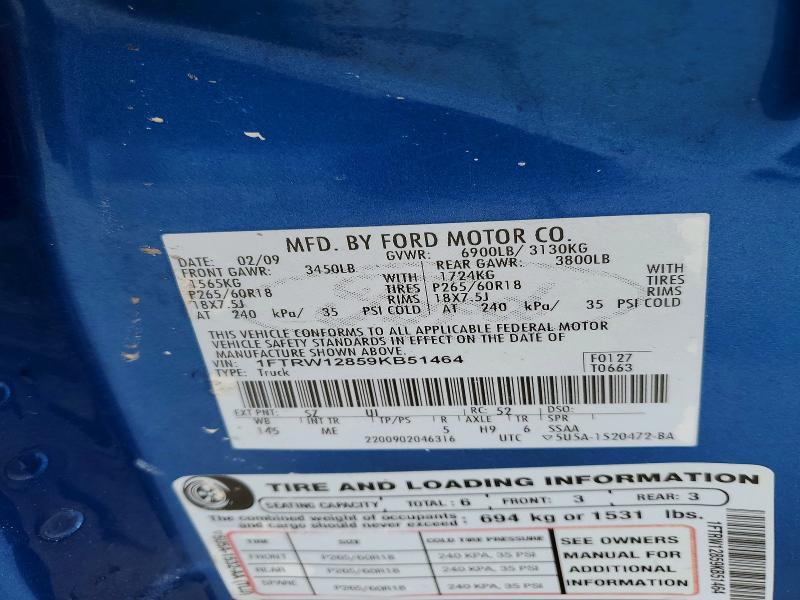 2009 Ford F150 Supercrew