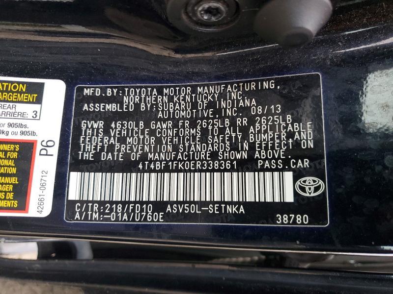 2014 Toyota Camry le