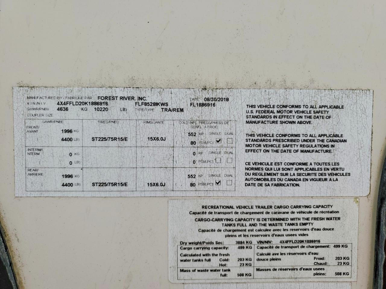 2019 Foresriver Flagstaff Camping Trailer