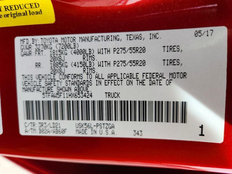 2017 Toyota Tundra 1794 Edition