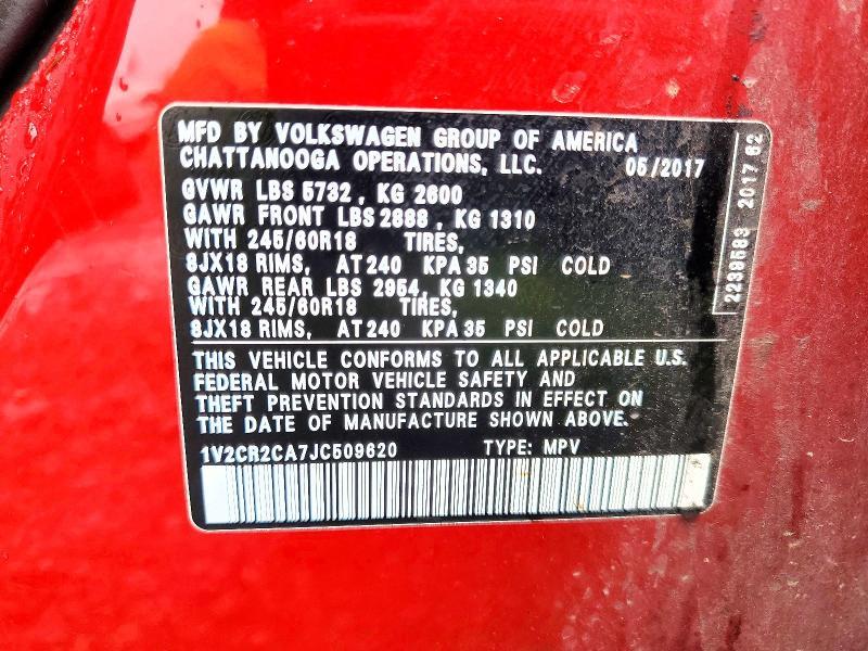 2018 Volkswagen Atlas se
