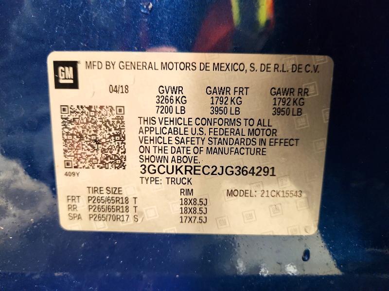 2018 Chevrolet Silverado K1500 LT