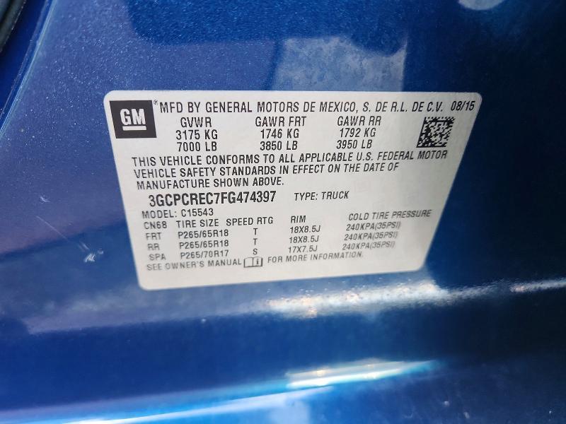 2015 Chevrolet Silverado C1500 LT
