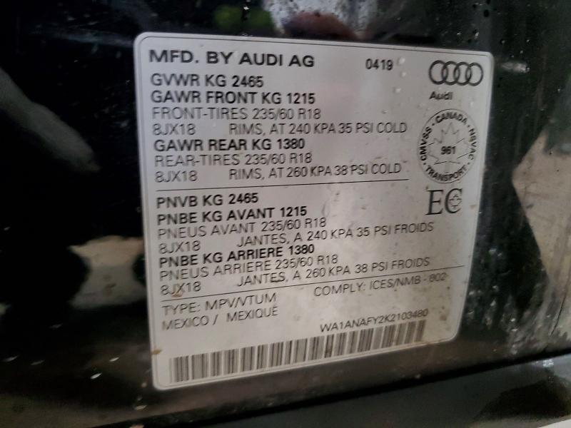 2019 Audi Q5 Premium
