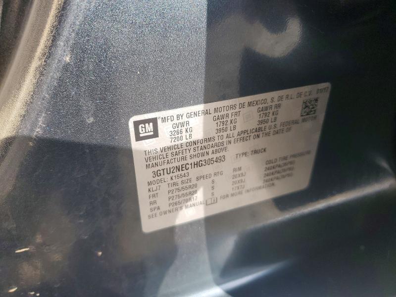 2017 GMC Sierra K1500 SLT