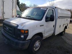 Salvage trucks for sale at East Granby, CT auction: 2008 Ford E350 Utility / Service Truck