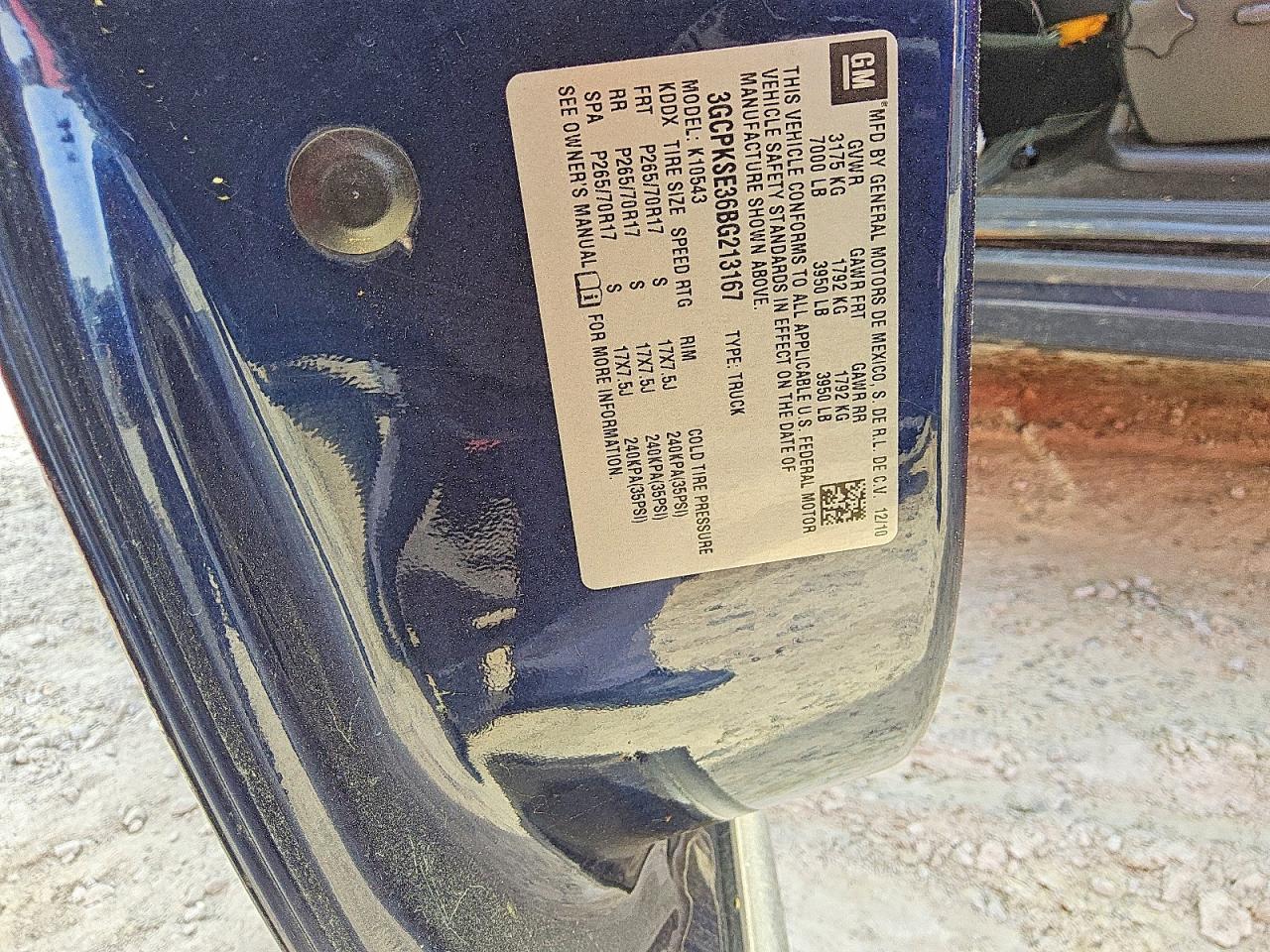 2011 Chevrolet Silverado K1500 LT